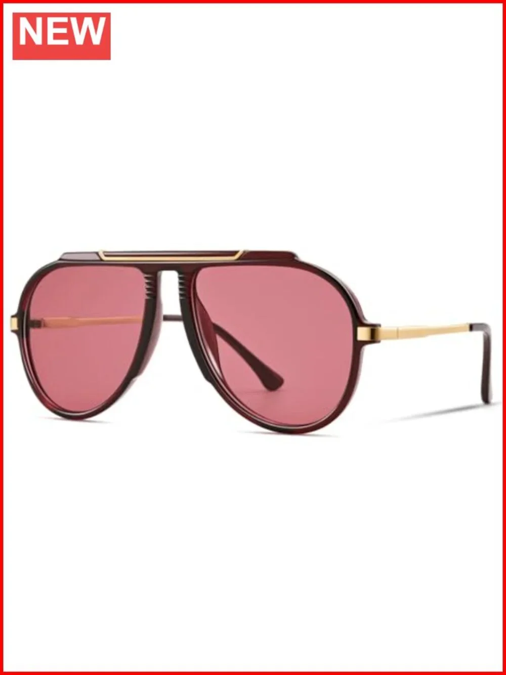 Oversized Aviator Sunglasses Retr